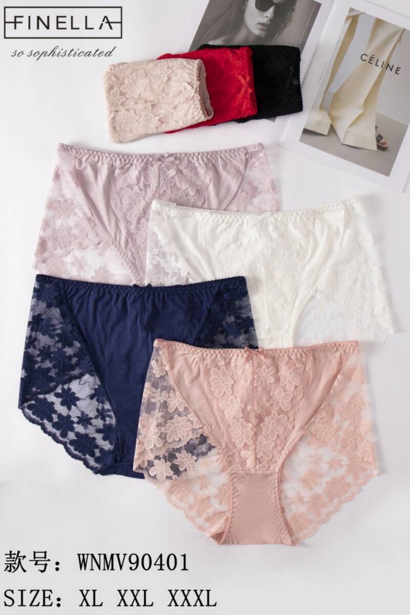 Majtki damskie Roz XL-3XL, Mix kolor Paczka 24 szt